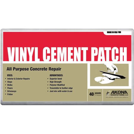 Akona Vinyl Cement Patch 40 lb. Bag 104452